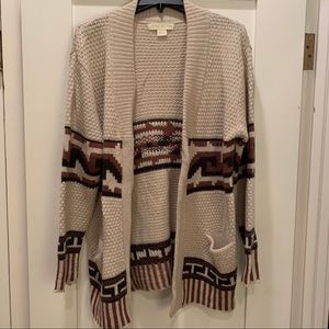 Staring At Stars Knit Open Patterned Cardigan